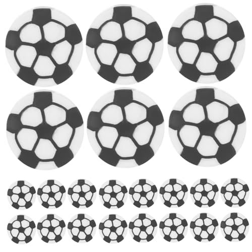 jojofuny 100 Stück Polymer Clay Fußball Spacer Beads Lose DIY Perlen für Schmuckherstellung Armband Zubehör Handgefertigte Bastelmaterialien für Halsketten und Armbänder jojofuny 100 Stück Polymer Clay Fußball Spacer Beads Lose DIY Perlen für Schmuckherstellung Armband Zubehör Handgefertigte Bastelmaterialien für Halsketten und Armbänder von jojofuny