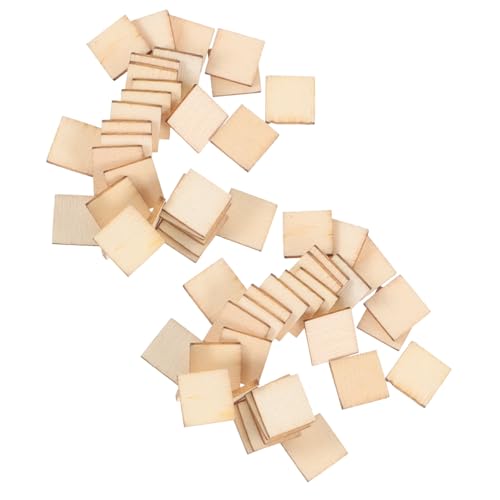 jojofuny 100 Stück Quadratische Holzplättchen Roh DIY Holzscheiben für Basteln Malen Handwerk Dekoration Natürliche Holzrohlinge für Kreative Projekte jojofuny 100 Stück Quadratische Holzplättchen Roh DIY Holzscheiben für Basteln Malen Handwerk Dekoration Natürliche Holzrohlinge für Kreative Projekte von jojofuny