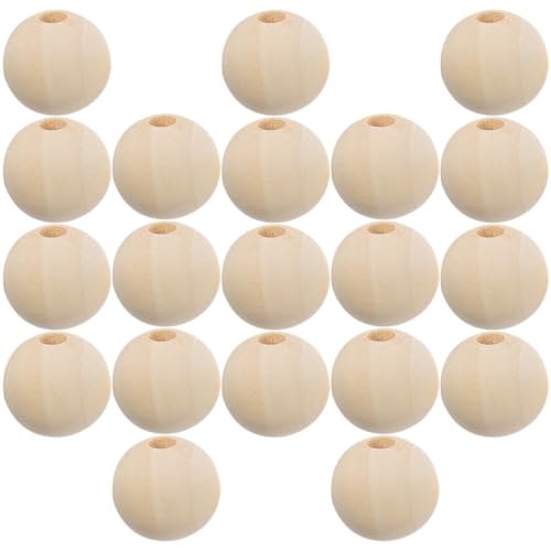 jojofuny 100 Stück Runde Holzperlen für DIY Schmuckherstellung Naturholzperlen für Armbänder und Dekorationen Bastelbedarf für Kreative Projekte jojofuny 100 Stück Runde Holzperlen für DIY Schmuckherstellung Naturholzperlen für Armbänder und Dekorationen Bastelbedarf für Kreative Projekte von jojofuny