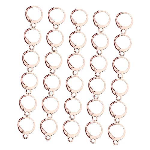 jojofuny 100 Stück Runde Kupfer Ohrclips Roségold Schmuckzubehör für DIY Ohrringherstellung Leicht Sicher Vielseitig Geeignet zum Basteln und Schmuck Selber Machen jojofuny 100 Stück Runde Kupfer Ohrclips Roségold Schmuckzubehör für DIY Ohrringherstellung Leicht Sicher Vielseitig Geeignet zum Basteln und Schmuck Selber Machen von jojofuny