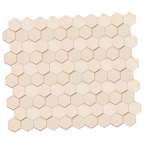 jojofuny 100 Stück Sechseckige Holzornamente aus Hochwertigem Buchenholz Glatte Oberfläche für DIY Bastelarbeiten Hochzeits und Weihnachtsdekorationen Stabile Holzformen für Kreative jojofuny 100 Stück Sechseckige Holzornamente aus Hochwertigem Buchenholz Glatte Oberfläche für DIY Bastelarbeiten Hochzeits und Weihnachtsdekorationen Stabile Holzformen für Kreative von jojofuny
