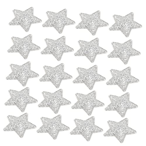 jojofuny 100 Stück Sternen Patches Diy Aufnäher für Weihnachtsdekoration Glitzernde Applikationen für Kleidung und Accessoires Multifunktionale Stoff Patches Silber jojofuny 100 Stück Sternen Patches Diy Aufnäher für Weihnachtsdekoration Glitzernde Applikationen für Kleidung und Accessoires Multifunktionale Stoff Patches Silber von jojofuny