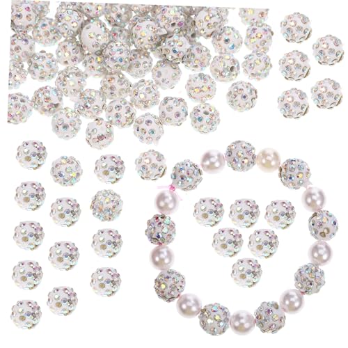 jojofuny 100 Stück Strassperlen DIY Schmuckperlen Glitzernde Spacer Beads für Armbänder Halsketten Leicht Auffädelbar Robuste Bastelperlen für Freundschaftsarmbänder Schlüsselanhänger jojofuny 100 Stück Strassperlen DIY Schmuckperlen Glitzernde Spacer Beads für Armbänder Halsketten Leicht Auffädelbar Robuste Bastelperlen für Freundschaftsarmbänder Schlüsselanhänger von jojofuny