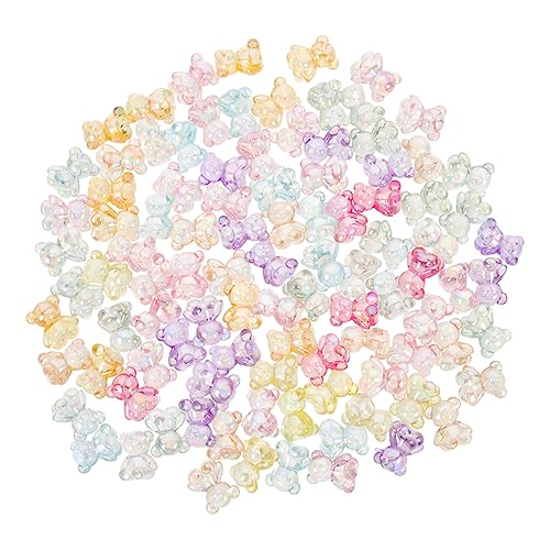 jojofuny 100 Stück Teiliges Acryl Bärenperlen Bunte Spacer Beads für DIY Schmuckherstellung Armband Ohrring Basteln Perlen Auffädeln Zubehör jojofuny 100 Stück Teiliges Acryl Bärenperlen Bunte Spacer Beads für DIY Schmuckherstellung Armband Ohrring Basteln Perlen Auffädeln Zubehör von jojofuny