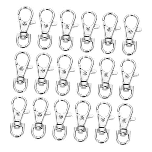 jojofuny 100 Stück Teiliges Karabinerverschlüsse mit Drehgelenk Stabile Metall Lobsterklammern für Schlüsselanhänger Schmuckherstellung Anhänger und Lanyards Vielseitig und Robust jojofuny 100 Stück Teiliges Karabinerverschlüsse mit Drehgelenk Stabile Metall Lobsterklammern für Schlüsselanhänger Schmuckherstellung Anhänger und Lanyards Vielseitig und Robust von jojofuny
