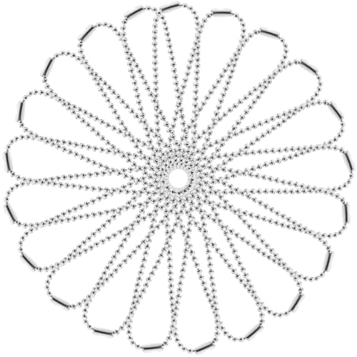 jojofuny 100 Stück Teiliges Metallperlenketten Verstellbare Schmuckketten für Puppenanhänger und Etiketten DIY Schlüsselanhänger Zubehör Langlebig Hautfreundlich jojofuny 100 Stück Teiliges Metallperlenketten Verstellbare Schmuckketten für Puppenanhänger und Etiketten DIY Schlüsselanhänger Zubehör Langlebig Hautfreundlich von jojofuny