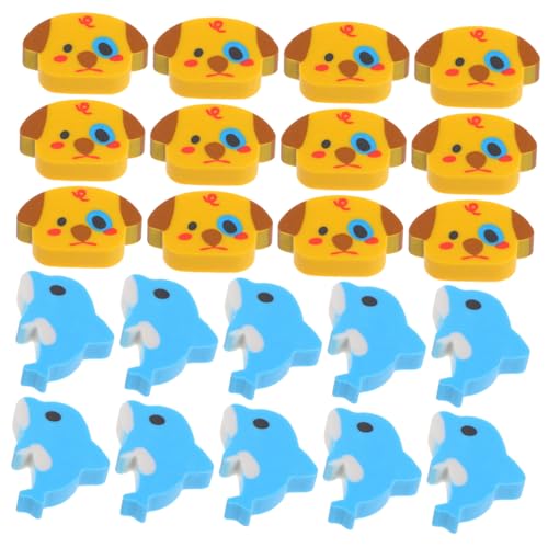 jojofuny 100 Stück Teiliges Mini Tier Radiergummi aus Sicherem Tpr Material mit Niedlichen Hunde und Delfin Motiven Kleine Lustige Radiergummis für Mädchen als Schulbedarf und jojofuny 100 Stück Teiliges Mini Tier Radiergummi aus Sicherem Tpr Material mit Niedlichen Hunde und Delfin Motiven Kleine Lustige Radiergummis für Mädchen als Schulbedarf und von jojofuny