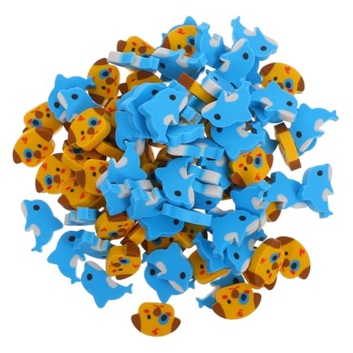 jojofuny 100 Stück Teiliges Mini Tier Radiergummis in Niedlichen Hund und Delfinformen Kreative Kleine Radiergummis für Praktische Schulmaterialien und Bunte Partygeschenke für Junge jojofuny 100 Stück Teiliges Mini Tier Radiergummis in Niedlichen Hund und Delfinformen Kreative Kleine Radiergummis für Praktische Schulmaterialien und Bunte Partygeschenke für Junge von jojofuny