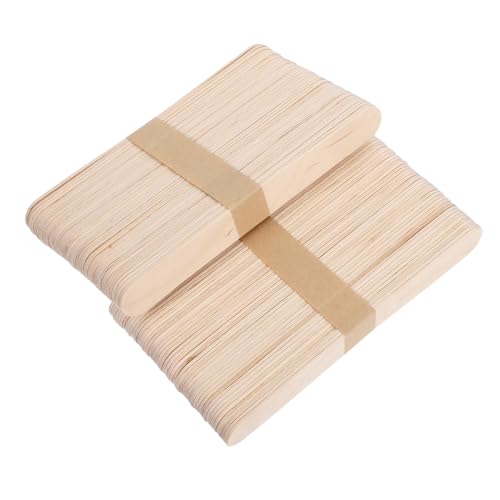 jojofuny 100 Stück Teiliges Natürliche Holzstäbchen Glatte Splintfreie Eisstiele für DIY Bastelprojekte Umweltfreundlich Geruchlos für Schule Party und Handwerk jojofuny 100 Stück Teiliges Natürliche Holzstäbchen Glatte Splintfreie Eisstiele für DIY Bastelprojekte Umweltfreundlich Geruchlos für Schule Party und Handwerk von jojofuny