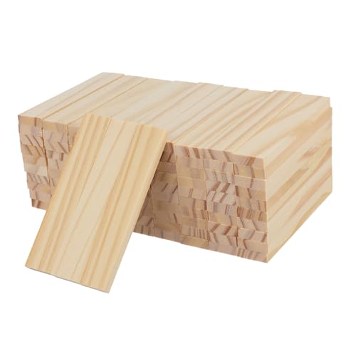 jojofuny 100 Stück Unbehandelte Holzbausteine: Holzleisten-set Für Kinder – Stapelbare Hartholzstäbe Für Vorschulkinder Im Kindergarten jojofuny 100 Stück Unbehandelte Holzbausteine: Holzleisten-set Für Kinder – Stapelbare Hartholzstäbe Für Vorschulkinder Im Kindergarten von jojofuny