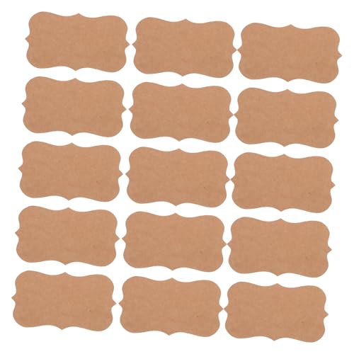 jojofuny 100 Stück Visitenkartenpapier Mini Basic klein schmucklos einladungskarten Blanko Visitenkarten Leichte gelbe Karten Karteikarten leer Visitenkarten aus Papier Kraftpapier von jojofuny