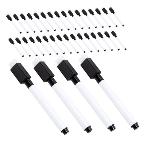jojofuny 100 Stück Whiteboard Marker Whiteboard Marker Mit Radiergummi Spitze Trocken Abwischbare Stifte Mit Gleichmäßiger – Schwarze Löschbare Stifte Für Whiteboards jojofuny 100 Stück Whiteboard Marker Whiteboard Marker Mit Radiergummi Spitze Trocken Abwischbare Stifte Mit Gleichmäßiger – Schwarze Löschbare Stifte Für Whiteboards von jojofuny