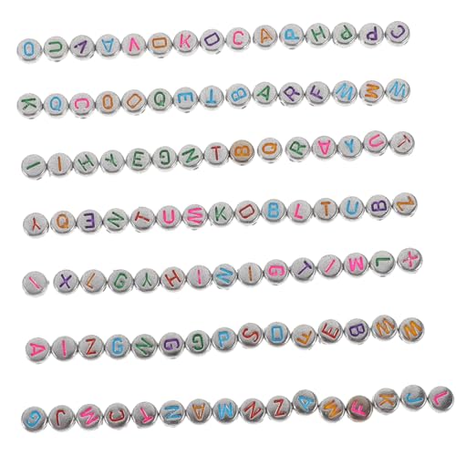 jojofuny 1000 Stück Alphabet-Perlen Herstellung für Schlüssel Perlenbrief Buchstabenabstandsperlen Alphabetperlen Freundschaftsarmband Buchstabenperlen Armbandperle Acryl Bunt jojofuny 1000 Stück Alphabet-Perlen Herstellung für Schlüssel Perlenbrief Buchstabenabstandsperlen Alphabetperlen Freundschaftsarmband Buchstabenperlen Armbandperle Acryl Bunt von jojofuny