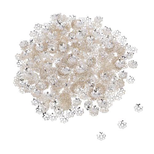 jojofuny 1000 Stück Perlenkappen: Diy-schmuckherstellungsset – Blumenperlenkappen – Eisen-abstandshalter-endkappen Für Armbänder, Und Bastelprojekte jojofuny 1000 Stück Perlenkappen: Diy-schmuckherstellungsset – Blumenperlenkappen – Eisen-abstandshalter-endkappen Für Armbänder, Und Bastelprojekte von jojofuny