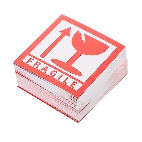 jojofuny 1000 Stück Selbstklebende Warnetiketten Fragile Sticker mit Starkem Haftkleber für Versandkartons und Verpackungen Warnhinweis Handle With Care für Zerbrechliche jojofuny 1000 Stück Selbstklebende Warnetiketten Fragile Sticker mit Starkem Haftkleber für Versandkartons und Verpackungen Warnhinweis Handle With Care für Zerbrechliche von jojofuny