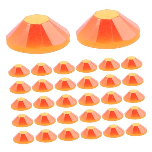 jojofuny 1000 Stück Strass Mit Flachem Boden Rote Flatback-strasssteine Kürbis-edelsteine Flatback -strasssteine Gelee-strasssteine ​​mit Flacher Rückseite, Masse Harz Orange von jojofuny