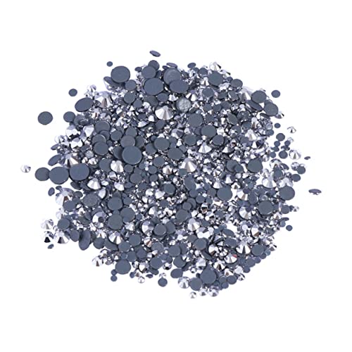 jojofuny 1000 Stück Teiliges Set Flache Rückseite Kristallglas Perlen Mix Silber Langlebige Diy Schmucksteine Vielseitig für Bastelarbeiten Schmuckherstellung und Dekoration jojofuny 1000 Stück Teiliges Set Flache Rückseite Kristallglas Perlen Mix Silber Langlebige Diy Schmucksteine Vielseitig für Bastelarbeiten Schmuckherstellung und Dekoration von jojofuny