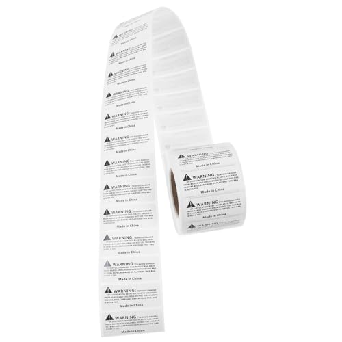 jojofuny 1000 Stück Warnaufkleber gegen Erstickungsgefahr Selbstklebend Versandetiketten für Sichere Verpackung Schutz für Versandpakete jojofuny 1000 Stück Warnaufkleber gegen Erstickungsgefahr Selbstklebend Versandetiketten für Sichere Verpackung Schutz für Versandpakete von jojofuny
