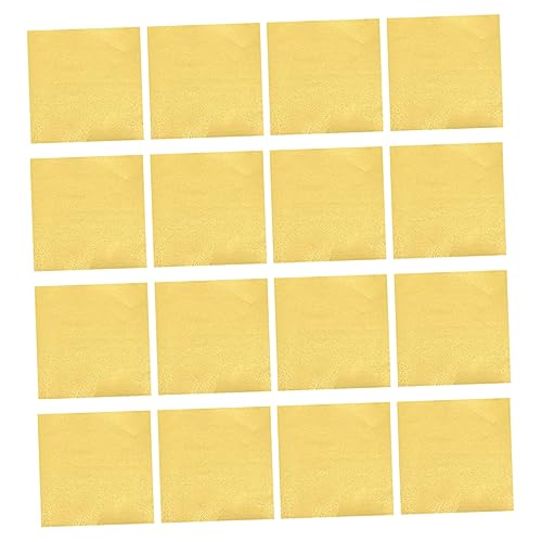 jojofuny 100Blätter Faltpapier Goldfarbenes Origami Papier für DIY Projekte Quadratische Bastelmaterialien für Kunstwerke und Schulprojekte für Erwachsene von jojofuny