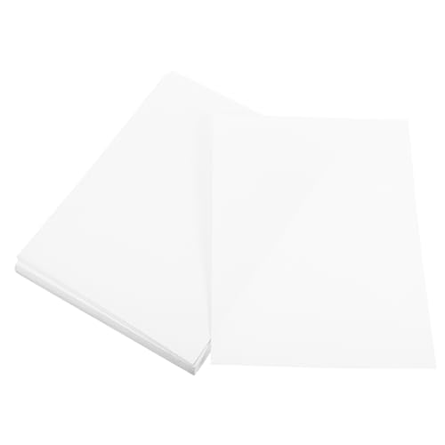 jojofuny 100Blätter Matte Etikettenpapier Selbstklebende Drucketiketten für Tintenstrahldrucker Beschreibbare Oberfläche für Umzugskartons und Inventaretiketten von jojofuny