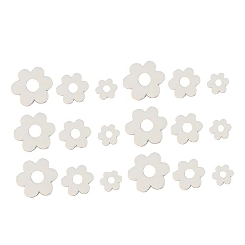 jojofuny 100Stücke DIY Holzblumen Kreative und Bastelideen für Robustes und Sicheres Material für DIY Graffiti und Künstlerische Gestaltung für und Lernen von jojofuny
