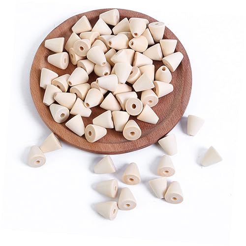 jojofuny 100Stücke DIY Holzperlen Kegelform Holzperlen für Armband Basteln Handwerk Zubehör für Sicheres und Langlebiges Material Bastelprojekte jojofuny 100Stücke DIY Holzperlen Kegelform Holzperlen für Armband Basteln Handwerk Zubehör für Sicheres und Langlebiges Material Bastelprojekte von jojofuny