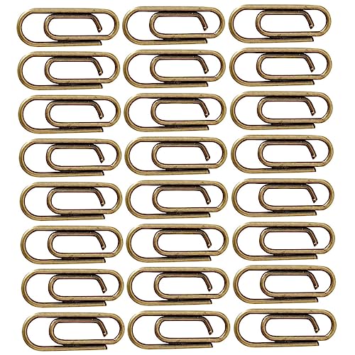 jojofuny 100Stücke Metallpapierclips Mehrzweck Büroklammern für Dokumente Schulbedarf und Büroorganisation Starke Klemmkraft Zuverlässige für Notizen und Dateien von jojofuny