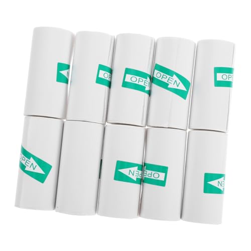 jojofuny 10Rollen Mini Drucker Thermopapier Selbstklebende Aufkleber für Sofortbildkamera Hohe Druckqualität für Taschendrucker und Kreative Projekte jojofuny 10Rollen Mini Drucker Thermopapier Selbstklebende Aufkleber für Sofortbildkamera Hohe Druckqualität für Taschendrucker und Kreative Projekte von jojofuny