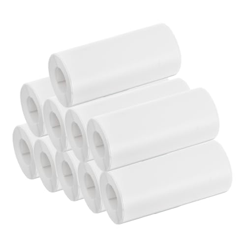 jojofuny 10Rollen Mini Drucker Thermopapier Selbstklebendes Für Sofortbildkameras Hochgradiges Druckpapier Für Fotos Und Einfach Zu Bedienen von jojofuny
