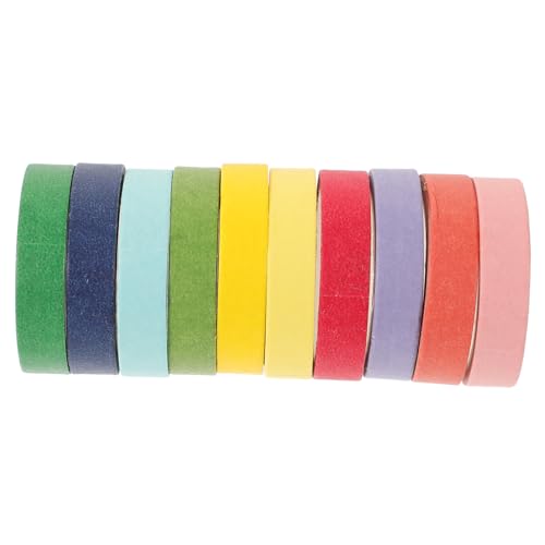 jojofuny 10Rollen Washi Tape Dekoratives Klebeband Für DIY Journaling Scrapbooking Und Planer Hochwertige Papierbänder Für Kreative Bastelprojekte jojofuny 10Rollen Washi Tape Dekoratives Klebeband Für DIY Journaling Scrapbooking Und Planer Hochwertige Papierbänder Für Kreative Bastelprojekte von jojofuny