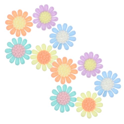 jojofuny 10Stücke Applikationen für DIY Kleidung Häkelblumen Patches zum Aufbügeln für Verzierungen von Taschen und Kleidungsstücken Langlebig und Vielseitig jojofuny 10Stücke Applikationen für DIY Kleidung Häkelblumen Patches zum Aufbügeln für Verzierungen von Taschen und Kleidungsstücken Langlebig und Vielseitig von jojofuny