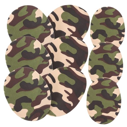 jojofuny 10Stücke Bügelflicken für Kleidung Camouflage Reparatur Patches für Jacken Jeans und Mehr Multifunktionale Patches für DIY Dekoration und Reparatur von Kleidungsstücken von jojofuny