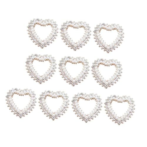 jojofuny 10Stücke DIY Haarschmuck Zubehör Perlen Applikationen Für Armbänder Halsketten Und Handy Schmuck Legierungsornamente Für Basteln von jojofuny