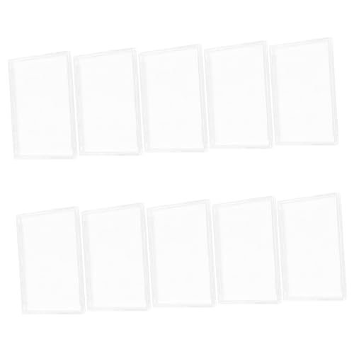jojofuny 10Stücke Klarsichtkartenhalter Acryl Transparente Kartenhüllen für Kartenschutz Grafische Anzeige Langlebig und Wiederverwendbar für DIY Projekte und Aufbewahrung jojofuny 10Stücke Klarsichtkartenhalter Acryl Transparente Kartenhüllen für Kartenschutz Grafische Anzeige Langlebig und Wiederverwendbar für DIY Projekte und Aufbewahrung von jojofuny
