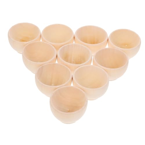 jojofuny 10Stücke Naturholz Rohlingsschalen Unlackierte Kleine Schalen Für DIY Dekorationen Bastelarbeiten Projekte Glatte Kanten Vielseitig Einsetzbar jojofuny 10Stücke Naturholz Rohlingsschalen Unlackierte Kleine Schalen Für DIY Dekorationen Bastelarbeiten Projekte Glatte Kanten Vielseitig Einsetzbar von jojofuny