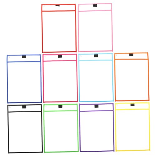 jojofuny 10Stücke Pack Transparente Dry Erase Wiederverwendbare Blattschutz Hüllen für Schule Büro und Zuhause für Erwachsene Kreatives Design Einfach zu Bedienen jojofuny 10Stücke Pack Transparente Dry Erase Wiederverwendbare Blattschutz Hüllen für Schule Büro und Zuhause für Erwachsene Kreatives Design Einfach zu Bedienen von jojofuny