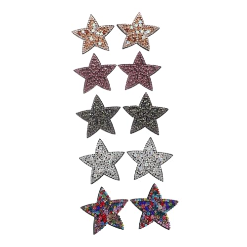jojofuny 10Stücke Strass Aufnäher Für DIY Projekte Applikationen Kleine Kleiderflicken Zum Aufbügeln Für Jacken Hüte Und Bekleidungsaccessoires jojofuny 10Stücke Strass Aufnäher Für DIY Projekte Applikationen Kleine Kleiderflicken Zum Aufbügeln Für Jacken Hüte Und Bekleidungsaccessoires von jojofuny