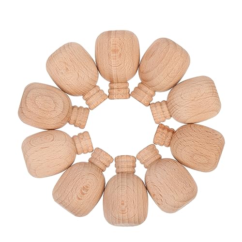 jojofuny 10Stücke Unfertige Holz Puppen zum Bemalen DIY Graffiti Figuren für Holzhandwerk für Bastelprojekte und Dekoration im Kinderzimmer von jojofuny