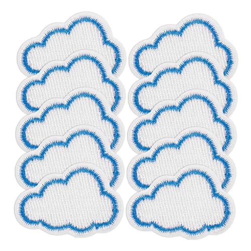 jojofuny 10Stücke Wolkenmuster Aufnäher Dekorative Eisenflicken Für Kleidung Verschleißfeste Kleidungsaccessoires DIY Stickerei Flicken Für Designs jojofuny 10Stücke Wolkenmuster Aufnäher Dekorative Eisenflicken Für Kleidung Verschleißfeste Kleidungsaccessoires DIY Stickerei Flicken Für Designs von jojofuny