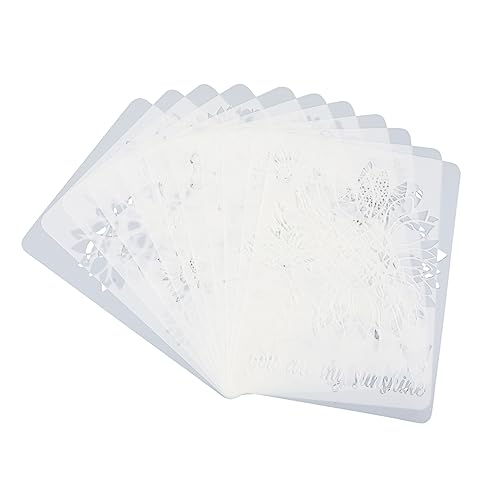 jojofuny 11 Stück Teiliges Wiederverwendbare Schablonen mit Sonnenblumen für Diy Bastelprojekte für Kreative Handarbeiten zur Gestaltung von Wänden und Möbeln jojofuny 11 Stück Teiliges Wiederverwendbare Schablonen mit Sonnenblumen für Diy Bastelprojekte für Kreative Handarbeiten zur Gestaltung von Wänden und Möbeln von jojofuny