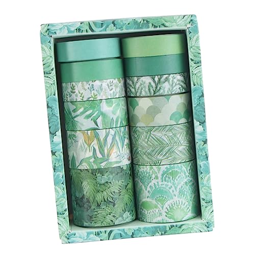 jojofuny 12 Rollen Diy Scrapbooking Klebebänder Dekorative Washi Tapes Papier für Notizbücher Tagebücher und Bastelarbeiten Selbstklebend Leicht Abreißbar ohne Rückstände jojofuny 12 Rollen Diy Scrapbooking Klebebänder Dekorative Washi Tapes Papier für Notizbücher Tagebücher und Bastelarbeiten Selbstklebend Leicht Abreißbar ohne Rückstände von jojofuny