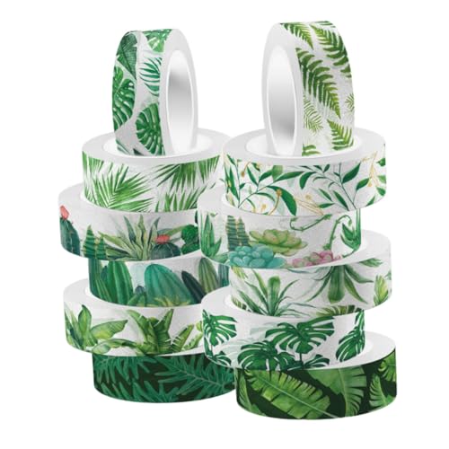 jojofuny 12 Rollen Pflanzenband Farbig Dekoratives Klebeband Blumenband Zeitschriftenzubehör Dekorative Bandblätter Dekoration Journaling-zubehör Washi-tape Dünn Aufkleber jojofuny 12 Rollen Pflanzenband Farbig Dekoratives Klebeband Blumenband Zeitschriftenzubehör Dekorative Bandblätter Dekoration Journaling-zubehör Washi-tape Dünn Aufkleber von jojofuny