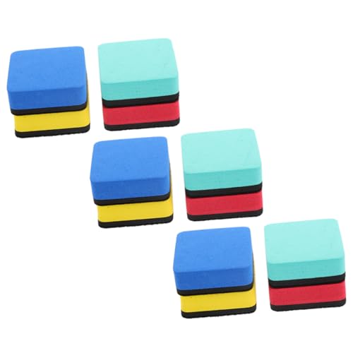 jojofuny 12 Stck Teiliges Magnetisches Whiteboard Radiergummi Kleiner Trockener EVA Eraser mit Filzbelag Waschbar Komfortabler Griff Vielseitig für Schule Büro Zuhause Langlebiger jojofuny 12 Stck Teiliges Magnetisches Whiteboard Radiergummi Kleiner Trockener EVA Eraser mit Filzbelag Waschbar Komfortabler Griff Vielseitig für Schule Büro Zuhause Langlebiger von jojofuny