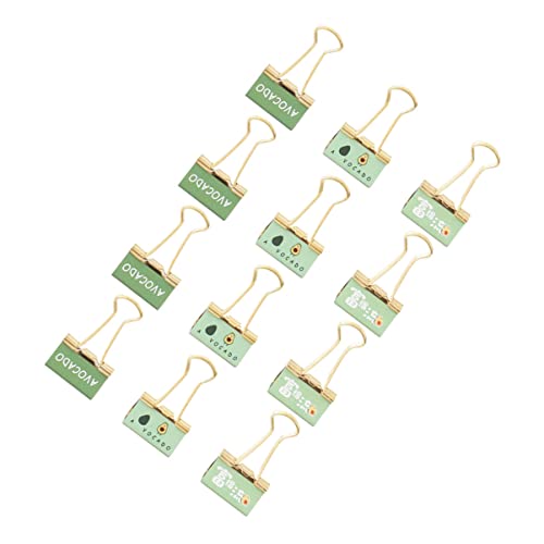 jojofuny 12 Stück Avocado Binder Clips Professionelle Büroklammern für Schule Büro Vielseitige Klammern zur Organisation von Dokumenten und Dateien Stabil und Langlebig jojofuny 12 Stück Avocado Binder Clips Professionelle Büroklammern für Schule Büro Vielseitige Klammern zur Organisation von Dokumenten und Dateien Stabil und Langlebig von jojofuny