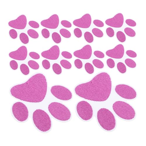 jojofuny 12 Stück Gestickte Aufnäher Bügelflicken Für Jeans Mini-flicken Zum Aufbügeln Dekorative Flicken Für Kleidung Niedliche Flicken Zum Aufbügeln Flicken Aufnähen Violett Polyester von jojofuny
