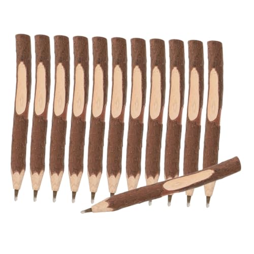 jojofuny 12 Stück Kugelschreiber Aus Holz Büro Schwarze Stifte Punkt Stifte Für Schüttgutstifte Stifte Für Tagebuch Zeitschrift Griff Schreiben Tinte Schulbedarf Brown jojofuny 12 Stück Kugelschreiber Aus Holz Büro Schwarze Stifte Punkt Stifte Für Schüttgutstifte Stifte Für Tagebuch Zeitschrift Griff Schreiben Tinte Schulbedarf Brown von jojofuny