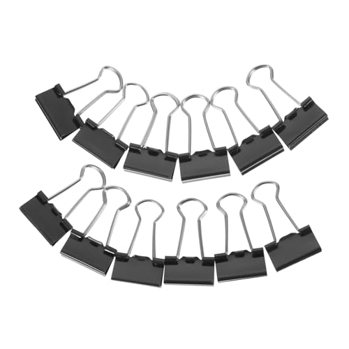 jojofuny 12 Stück Langes Schwanzclip -Schreibwaren große Bindeklammern Büroklammern Clips Befestigungsclips für Dokumente Dokumentpapierclips kleine Dateiclips Eisen Schwarz jojofuny 12 Stück Langes Schwanzclip -Schreibwaren große Bindeklammern Büroklammern Clips Befestigungsclips für Dokumente Dokumentpapierclips kleine Dateiclips Eisen Schwarz von jojofuny