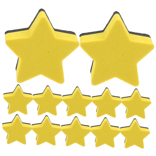 jojofuny 12 Stück Magnetische Sternform Tafelradierer Praktische Whiteboard Radierer für Büro und Schule für Trockenlöschungen und Präsentationen Leicht jojofuny 12 Stück Magnetische Sternform Tafelradierer Praktische Whiteboard Radierer für Büro und Schule für Trockenlöschungen und Präsentationen Leicht von jojofuny