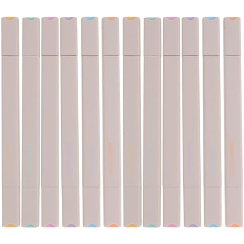 jojofuny 12 Stück Marker Highlighter Schreibwaren Textmarker Markierungen Schule Sammelalbum lesezeichen Markierstifte zum Schreiben multifunktionaler Markierstift Plastik jojofuny 12 Stück Marker Highlighter Schreibwaren Textmarker Markierungen Schule Sammelalbum lesezeichen Markierstifte zum Schreiben multifunktionaler Markierstift Plastik von jojofuny