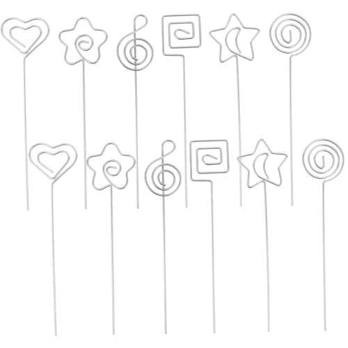 jojofuny 12 Stück Notizordner Metallkartenhalter Sticks Memohalter aus Metall Notizkartenhalter Home-Memo-Halter Ständer für Fotoclips Karteikartenhalter Büro-Memo-Halter Silber jojofuny 12 Stück Notizordner Metallkartenhalter Sticks Memohalter aus Metall Notizkartenhalter Home-Memo-Halter Ständer für Fotoclips Karteikartenhalter Büro-Memo-Halter Silber von jojofuny